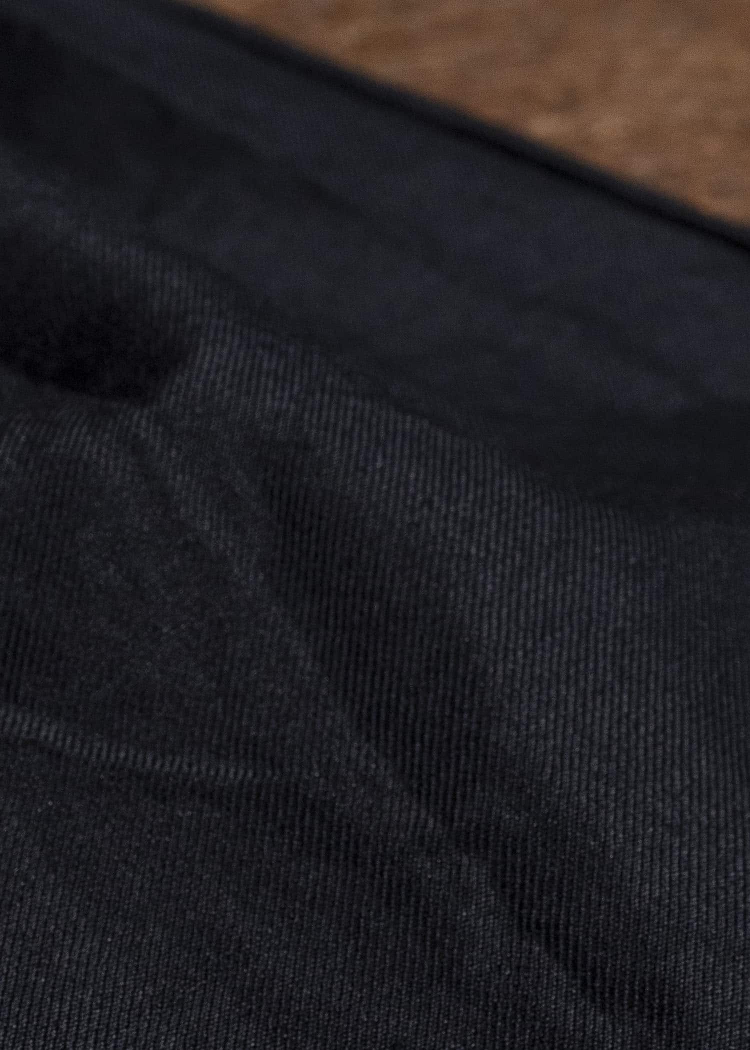 JAN-JAN VAN ESSCHE TROUSERS#93 DOUBLE PLEATED TROUSERS WITH BUTTONSYSTEM AT HEM Linen Wool Twill | Black