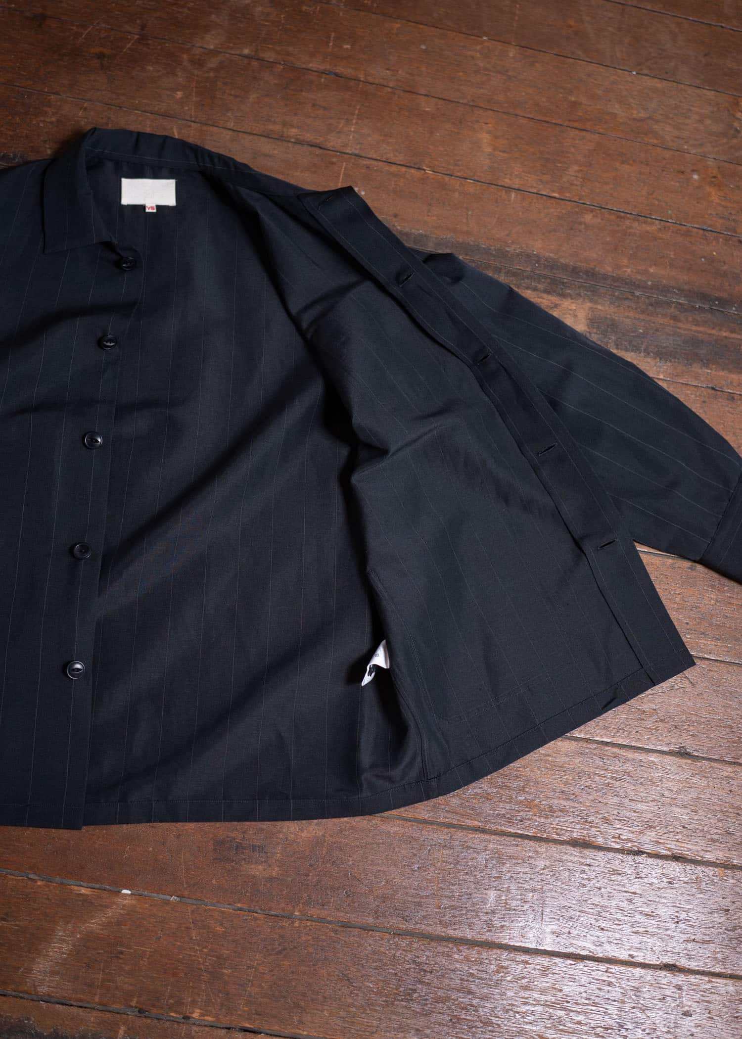 YOKO SAKAMOTO Work ShirtYS-25SS-40-BLACK