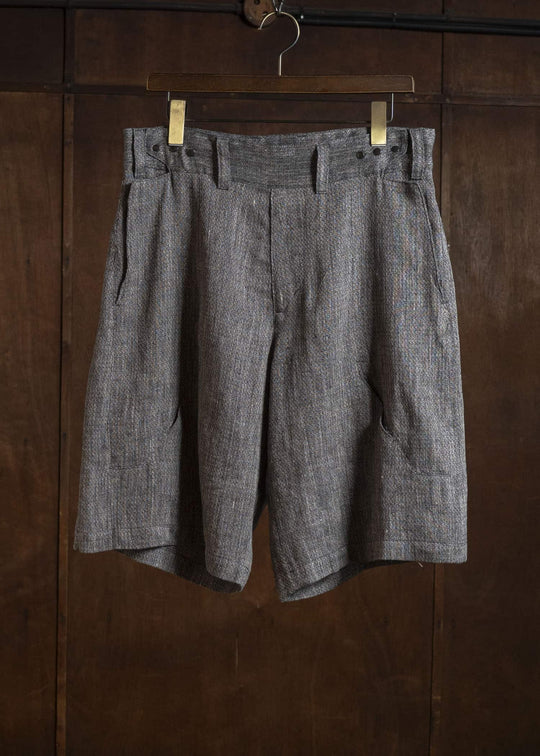 OPPOSE DUALITY OD3015TRS-26SS 6 Pocket Panel Linen Shorts Brown