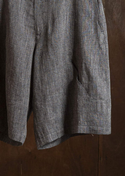 OPPOSE DUALITY OD3015TRS-26SS 6 Pocket Panel Linen Shorts Brown