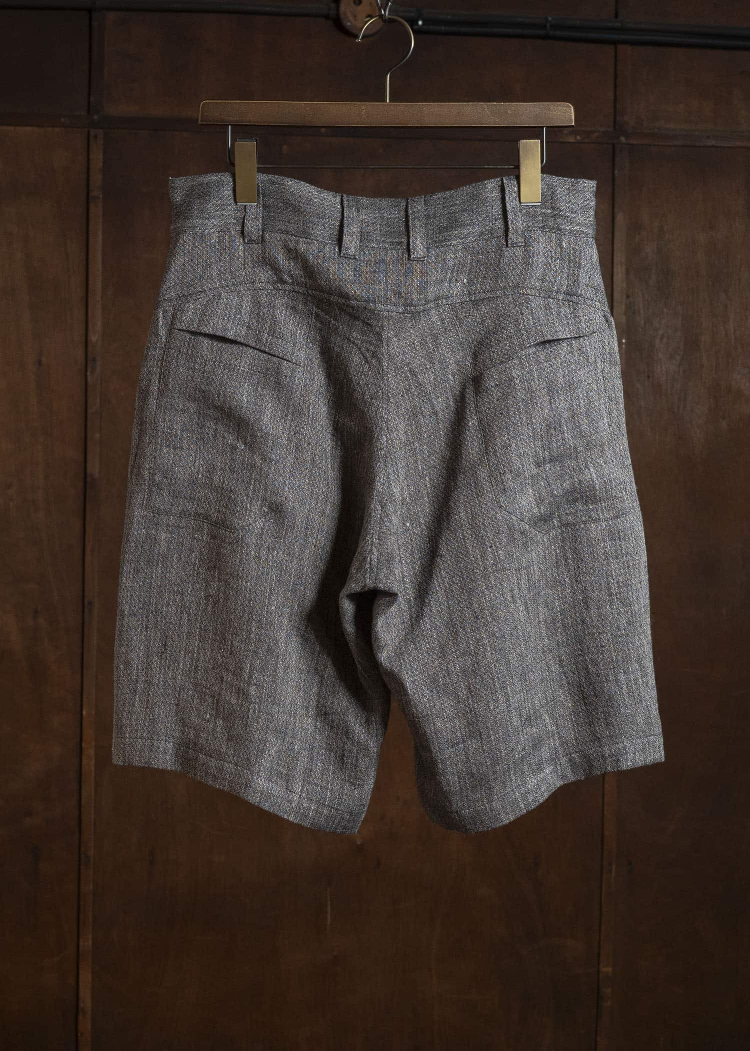 OPPOSE DUALITY OD3015TRS-26SS 6 Pocket Panel Linen Shorts Brown