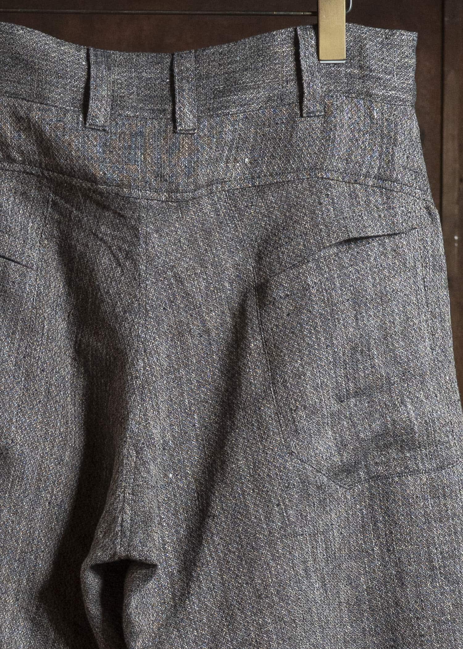 OPPOSE DUALITY OD3015TRS-26SS 6 Pocket Panel Linen Shorts Brown