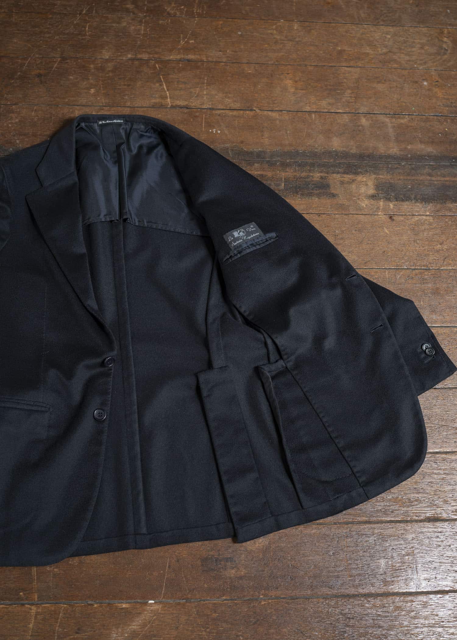 La Vera Sartoria Napoletana Cashmere 2-Button Jacket