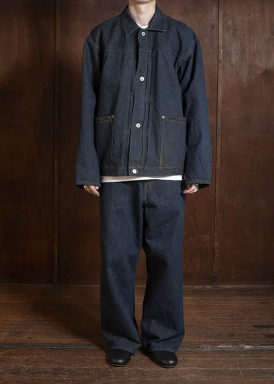 YOKO SAKAMOTO YS-26SS-17-YELLOW O CCHRE Pleats Jacket YELLOW O CCHRE