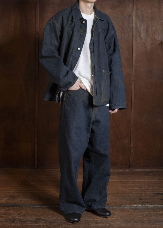 YOKO SAKAMOTO YS-26SS-19-YELLOW O CCHRE 5Pocket Baggy Pants YELLOW O CCHRE