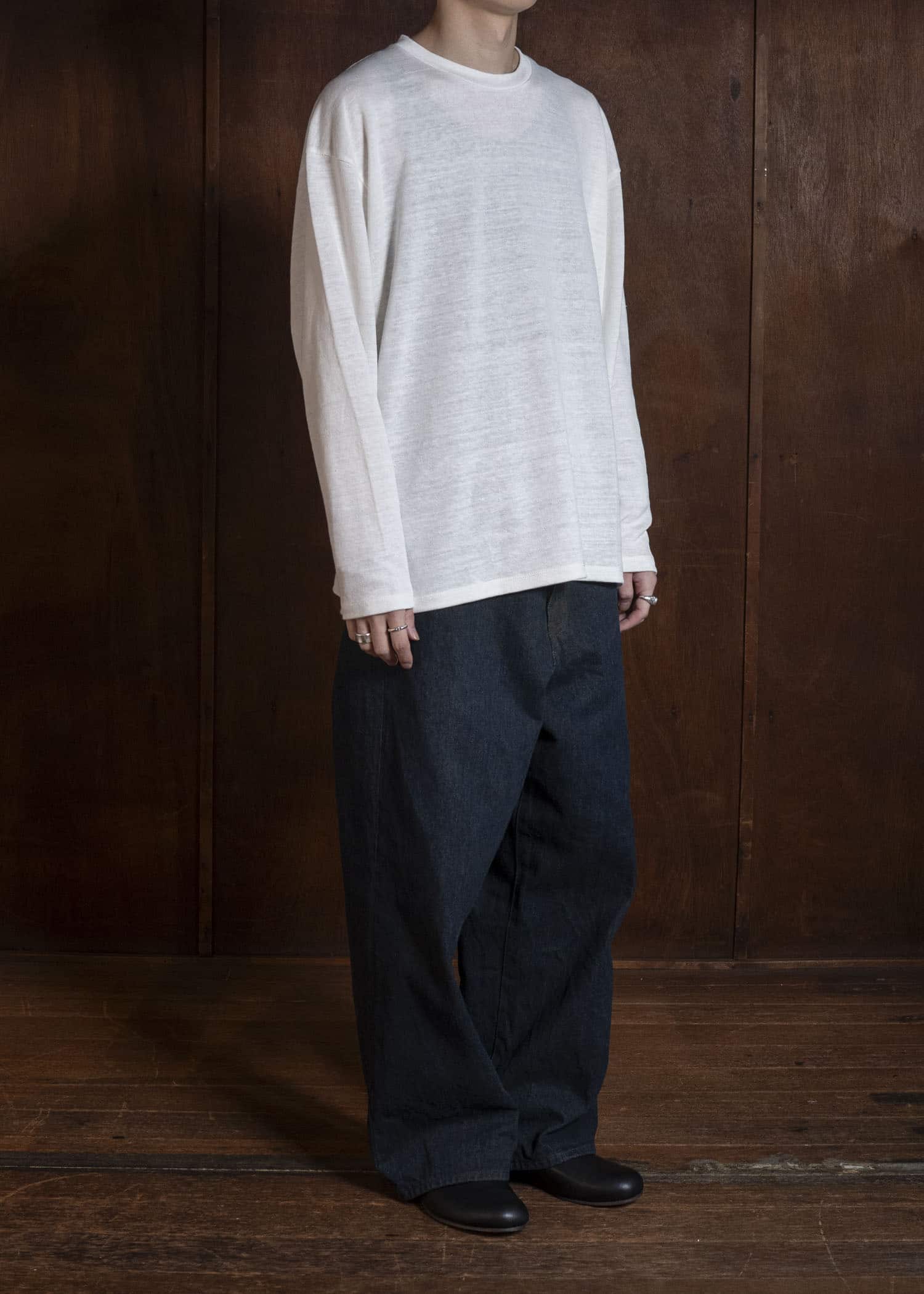 YOKO SAKAMOTO YS-26SS-80-ECRU L/S T-Shirt ECRU