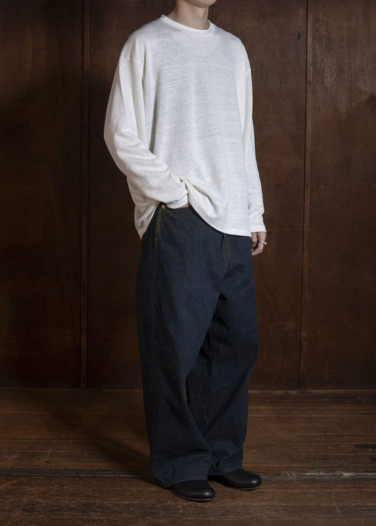 YOKO SAKAMOTO YS-26SS-80-ECRU L/S T-Shirt ECRU