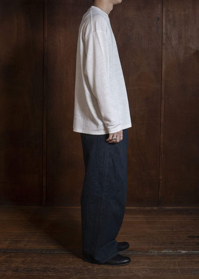 YOKO SAKAMOTO YS-26SS-80-ECRU L/S T-Shirt ECRU