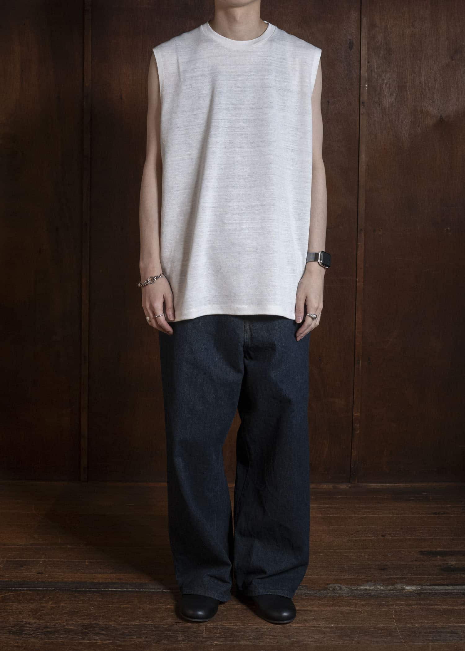 YOKO SAKAMOTO YS-26SS-83-ECRU Sleeveless Top ECRU