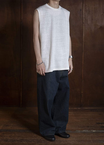YOKO SAKAMOTO YS-26SS-83-ECRU Sleeveless Top ECRU