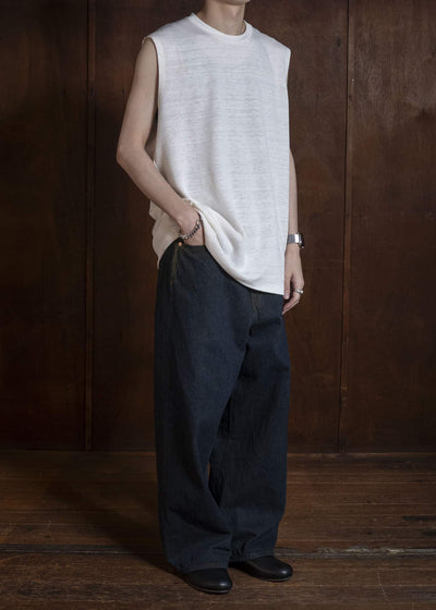 YOKO SAKAMOTO YS-26SS-83-ECRU Sleeveless Top ECRU