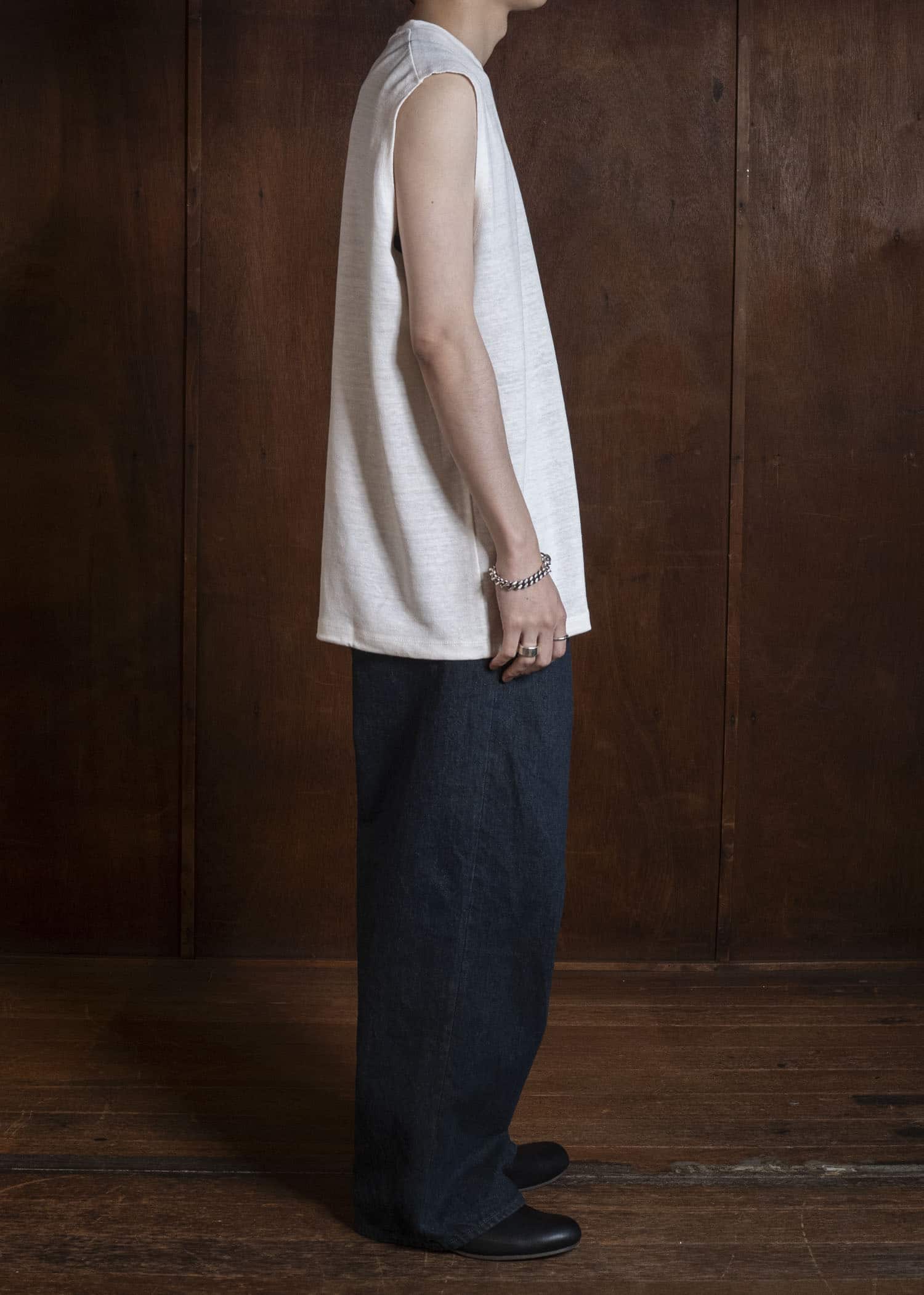 YOKO SAKAMOTO YS-26SS-83-ECRU Sleeveless Top ECRU