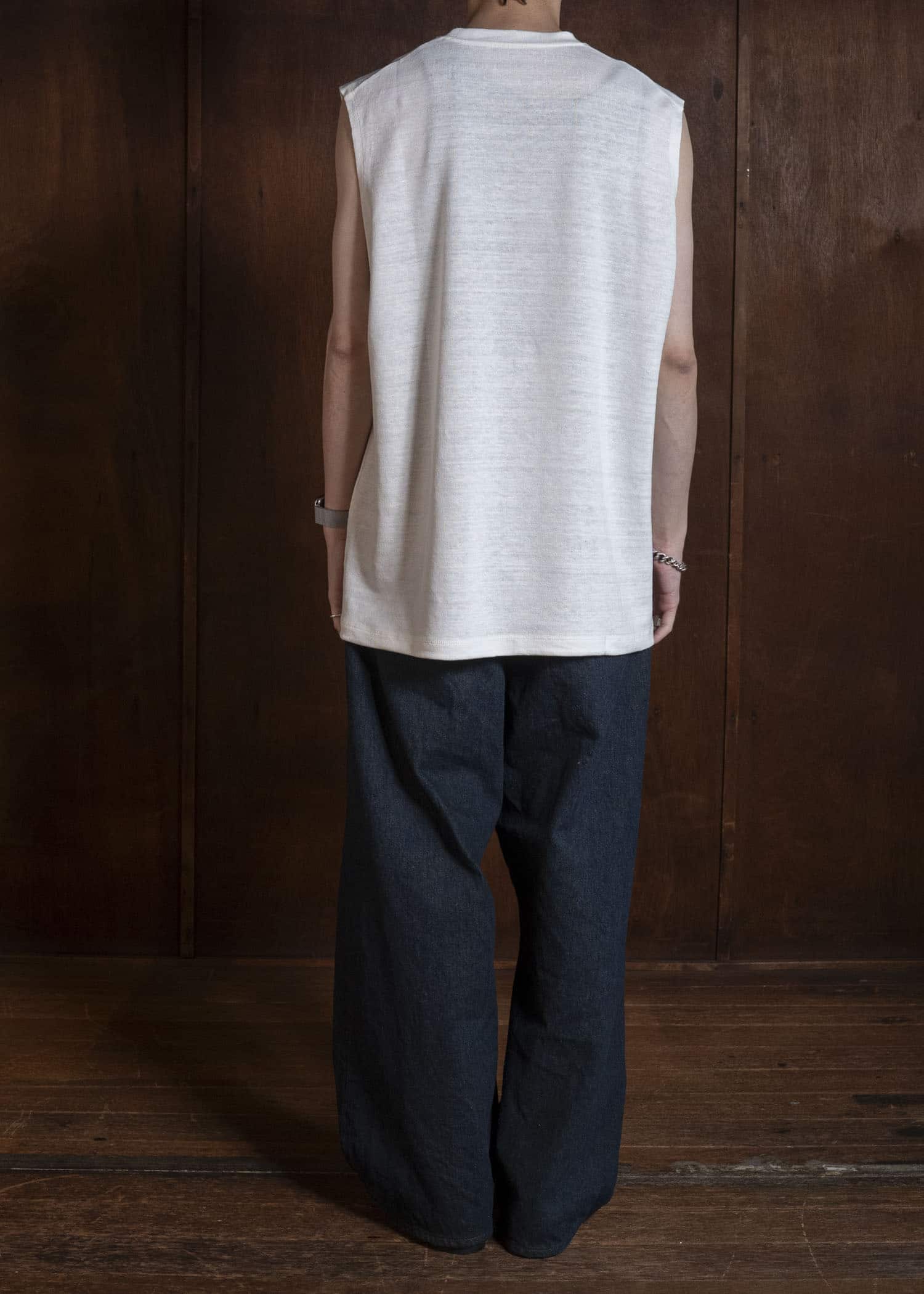 YOKO SAKAMOTO YS-26SS-83-ECRU Sleeveless Top ECRU