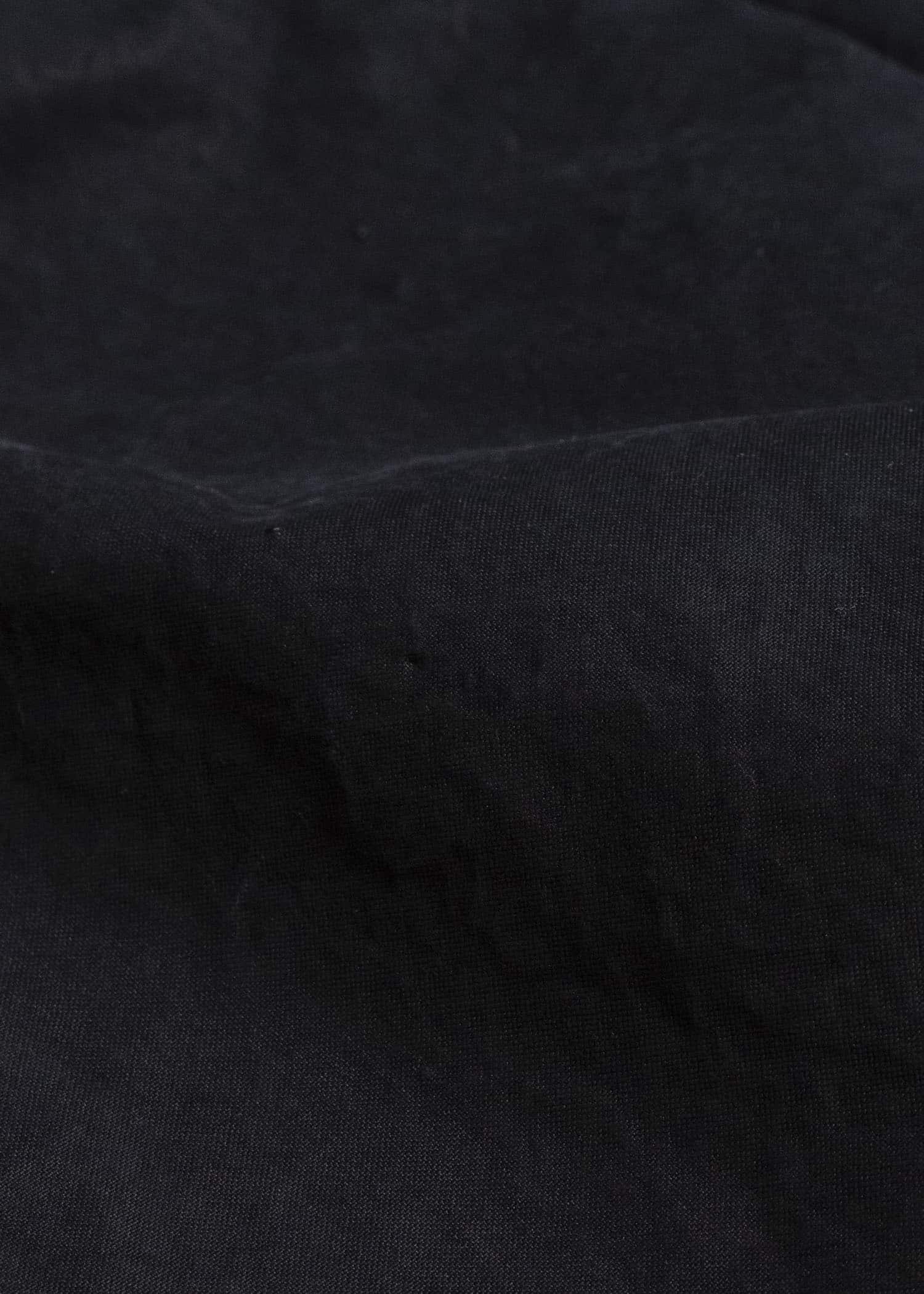 JAN-JAN VAN ESSCHE JACKET#67 PADDED JACKET WITH BLIND PLACKET, FULLY LINED Time Washed Canvas | Padded Deep Black