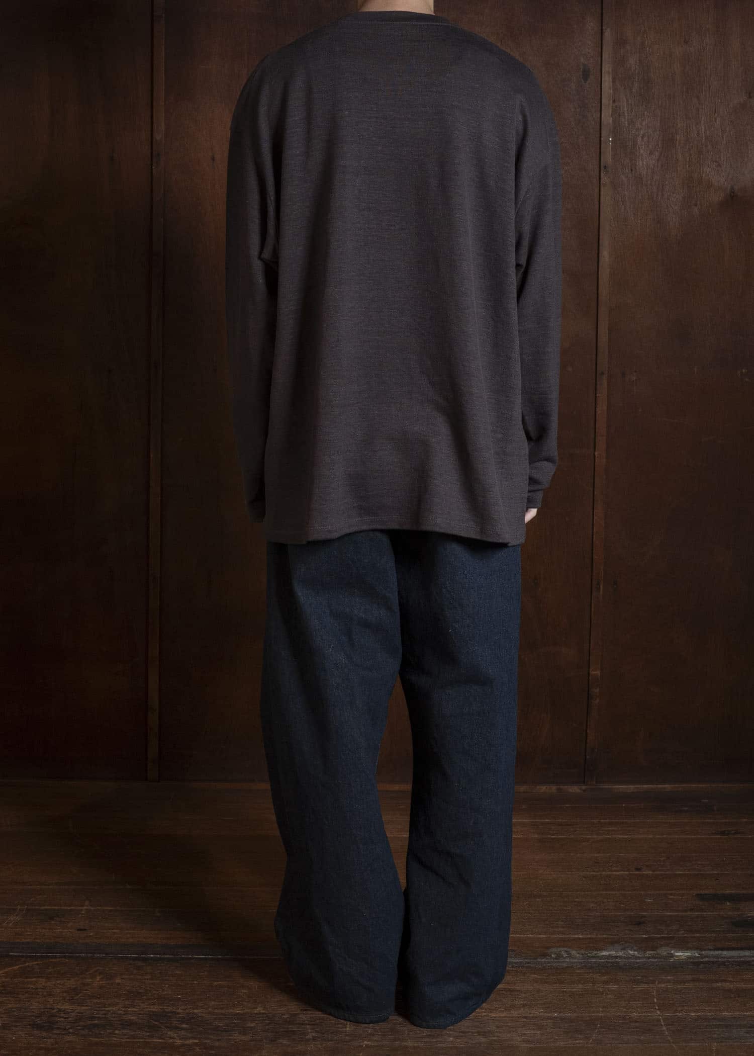 YOKO SAKAMOTO YS-26SS-80-BROWN L/S T-Shirt BROWN