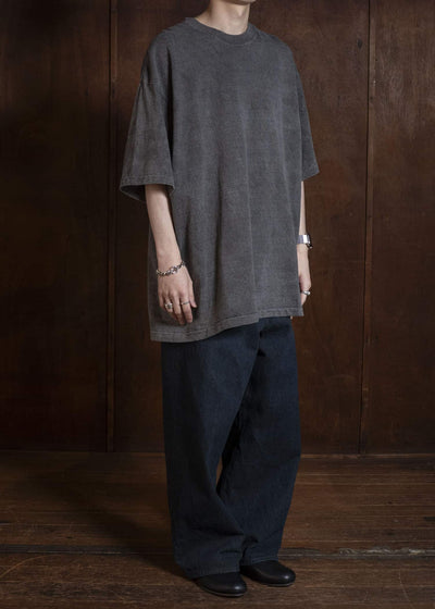 YOKO SAKAMOTO YS-26SS-96-SUMI INK Big Tube T-Shirt SUMI INK