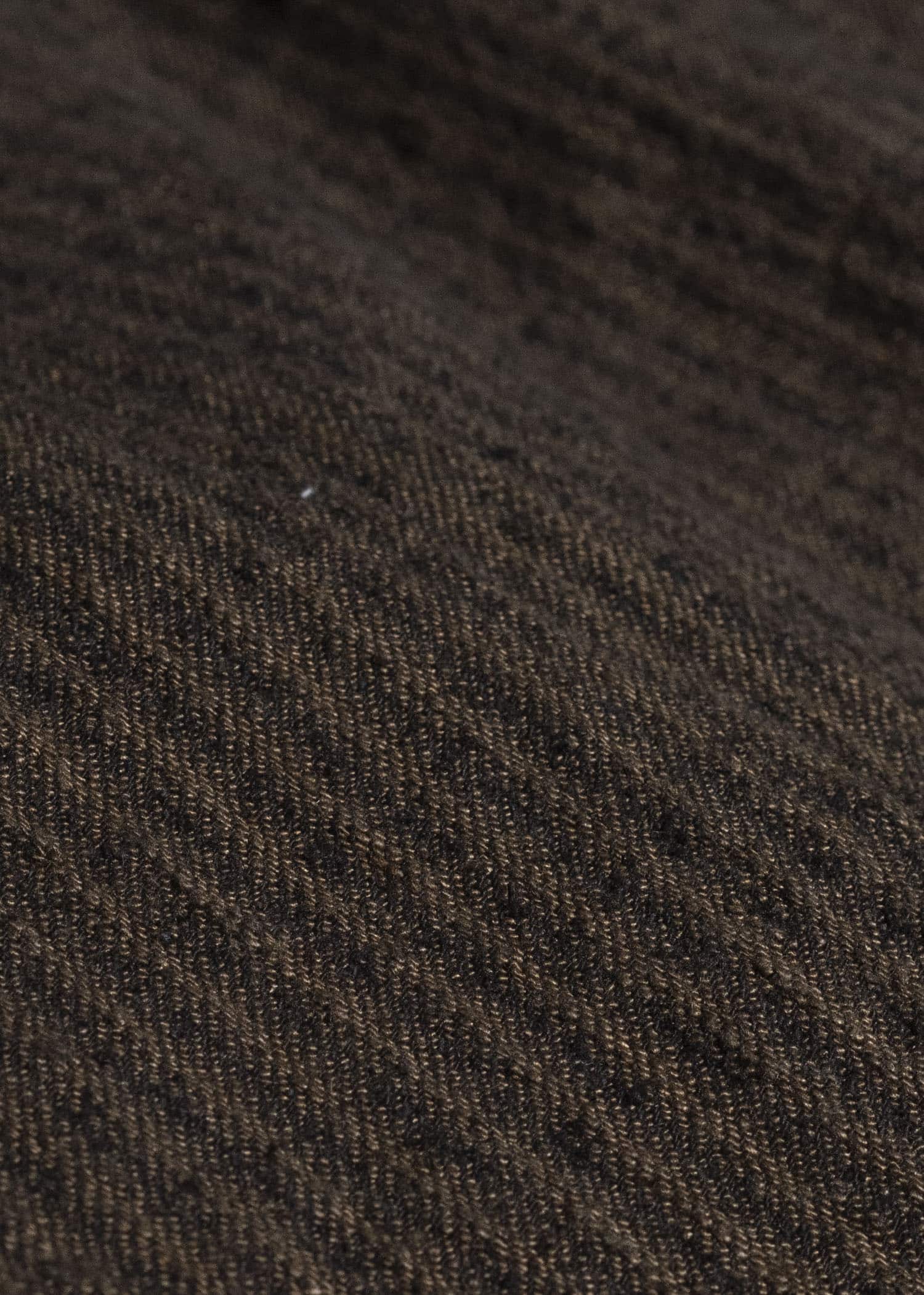 JAN-JAN VAN ESSCHE TROUSERS#93 DOUBLE PLEATED TROUSERS WITH BUTTONSYSTEM AT HEM Hemp Co Reed Twill | Khaki Striped