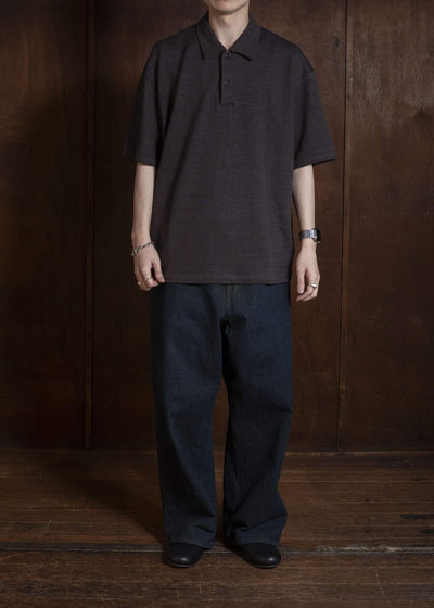 YOKO SAKAMOTO YS-26SS-82-BROWN Polo BROWN