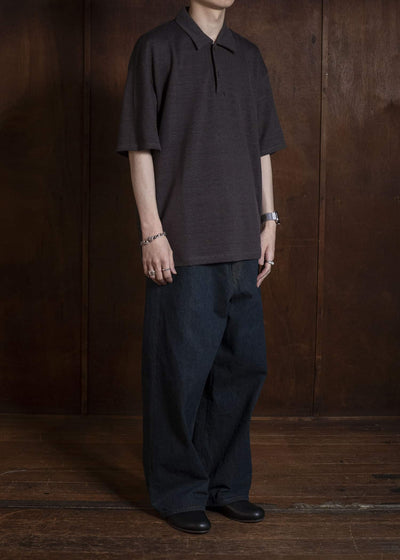 YOKO SAKAMOTO YS-26SS-82-BROWN Polo BROWN
