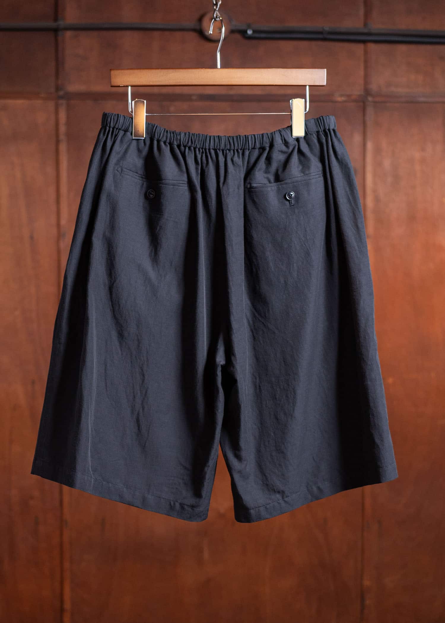 YOKO SAKAMOTO Relax Easy ShortsYS-25SS-48-BLACK