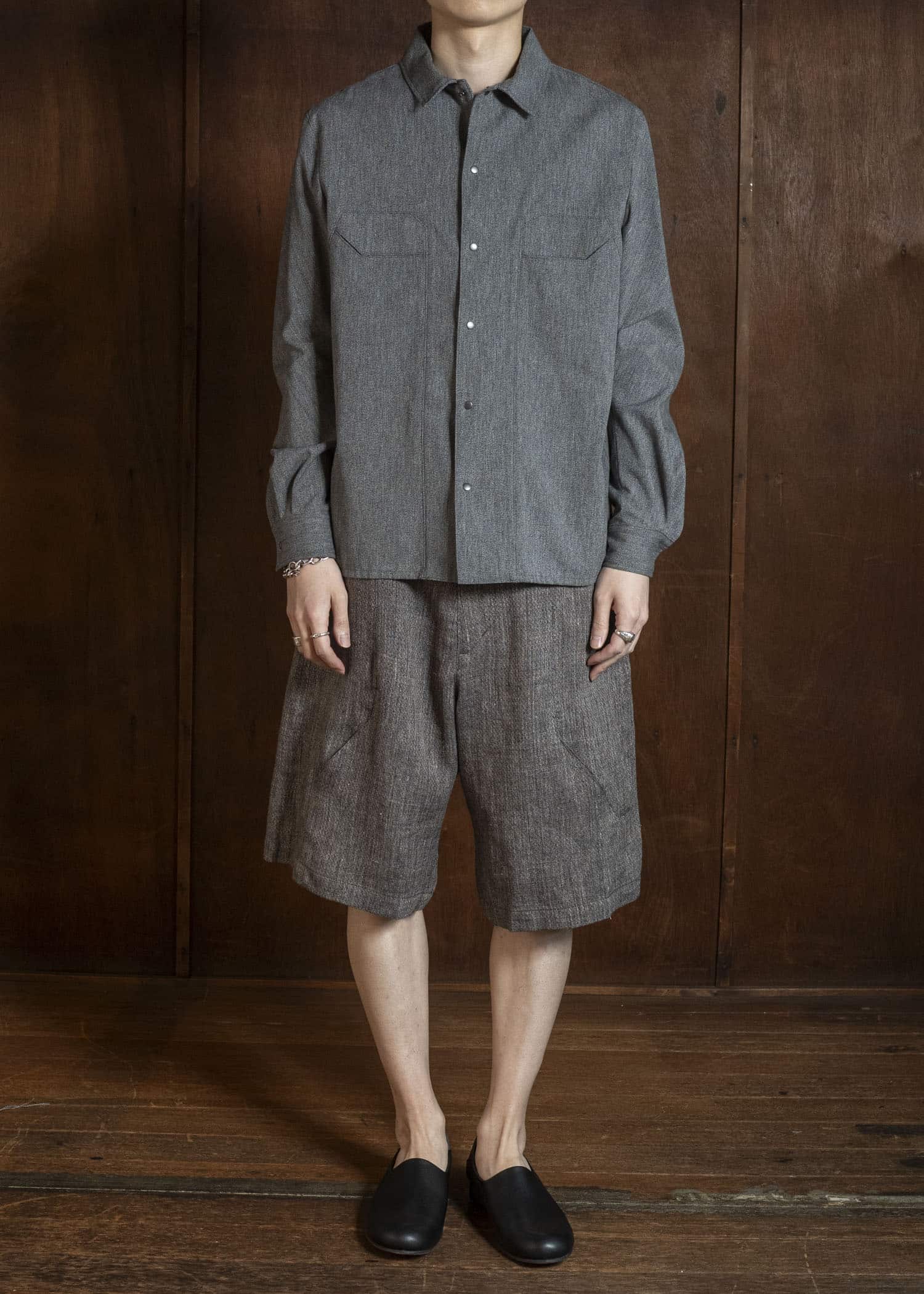OPPOSE DUALITY OD3015TRS-26SS 6 Pocket Panel Linen Shorts Brown