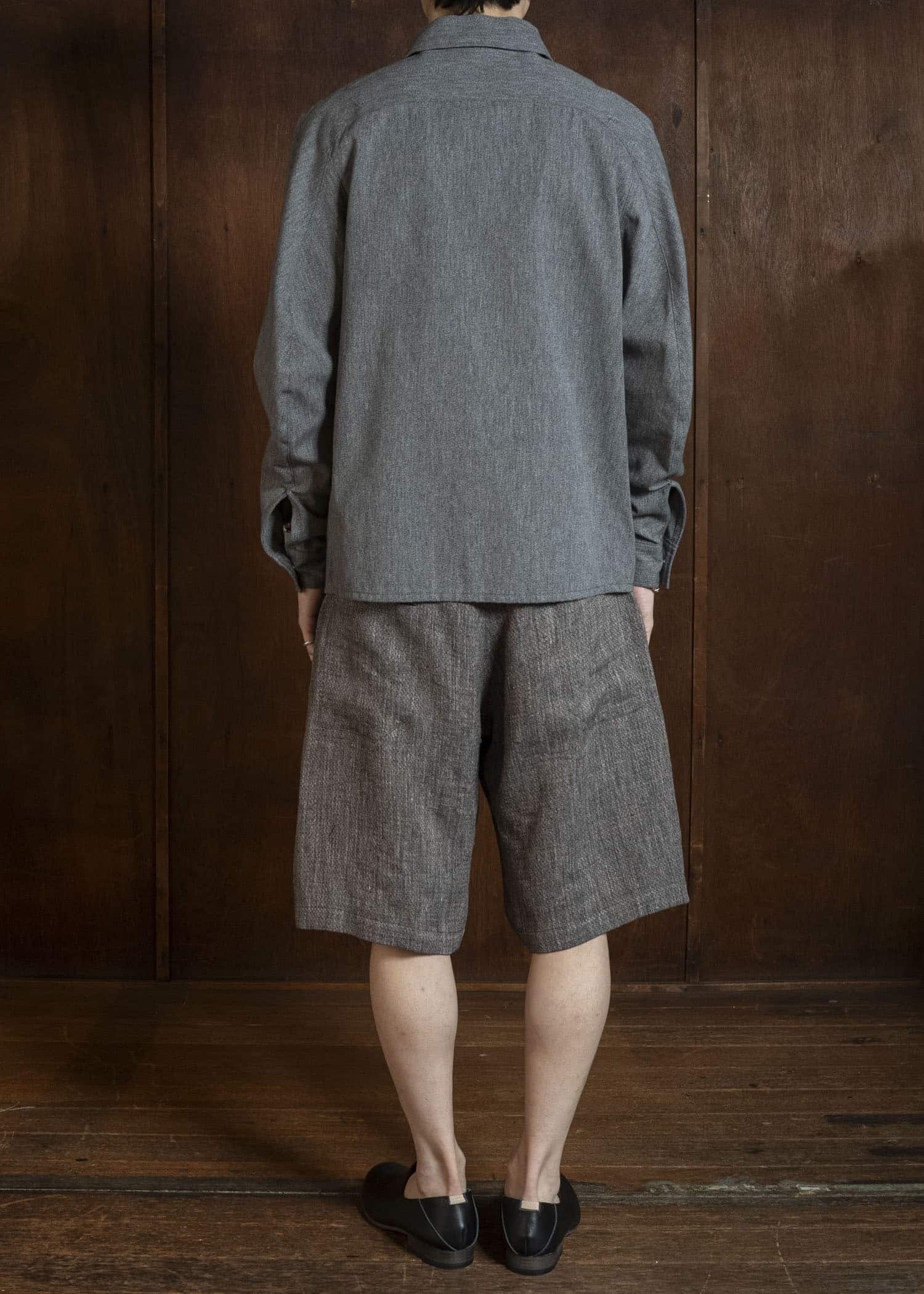 OPPOSE DUALITY OD3015TRS-26SS 6 Pocket Panel Linen Shorts Brown