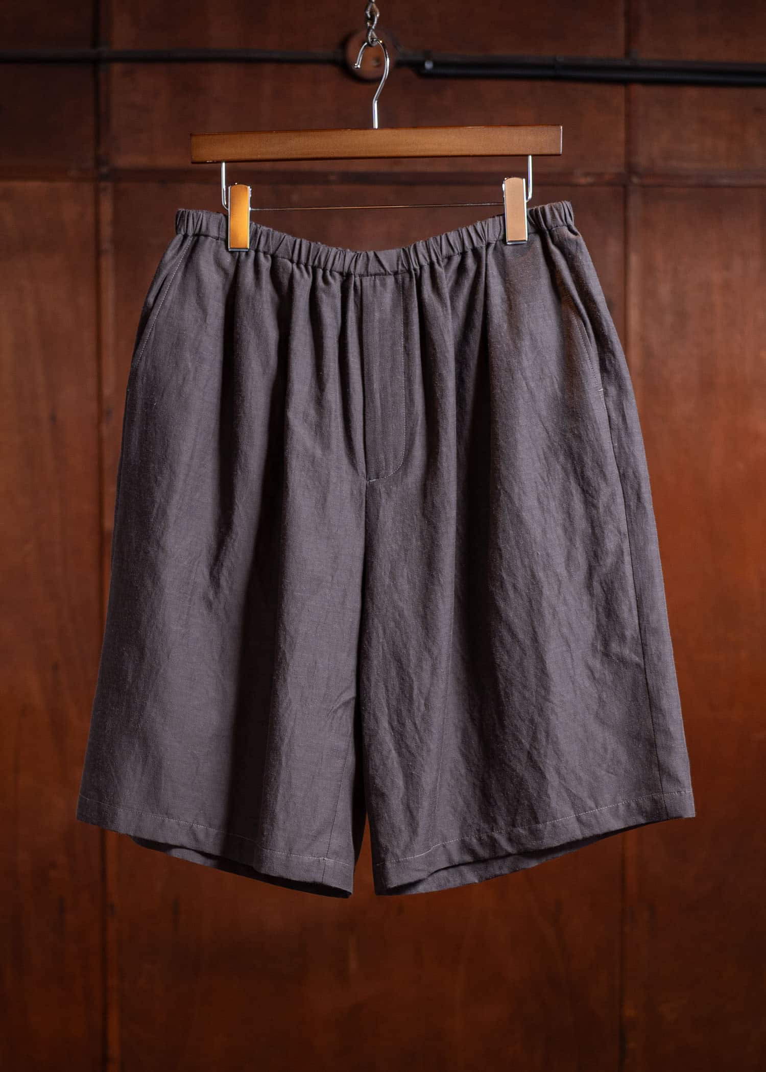 YOKO SAKAMOTO Relax Easy ShortsYS-25SS-48-BROWN