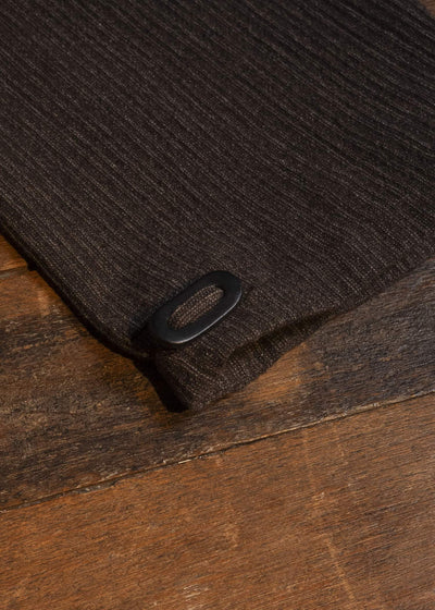 JAN-JAN VAN ESSCHE TROUSERS#94 TROUSERS WITH ELASTIC WAIST, PATCH POCKETS Yak Wo Linen Cotton | Brown Striped