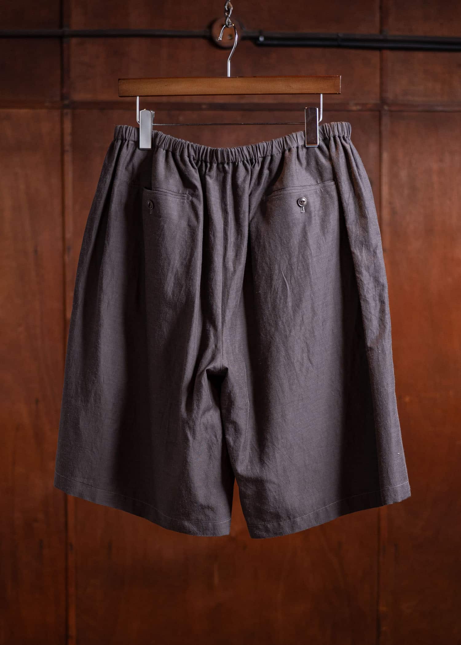 YOKO SAKAMOTO Relax Easy ShortsYS-25SS-48-BROWN