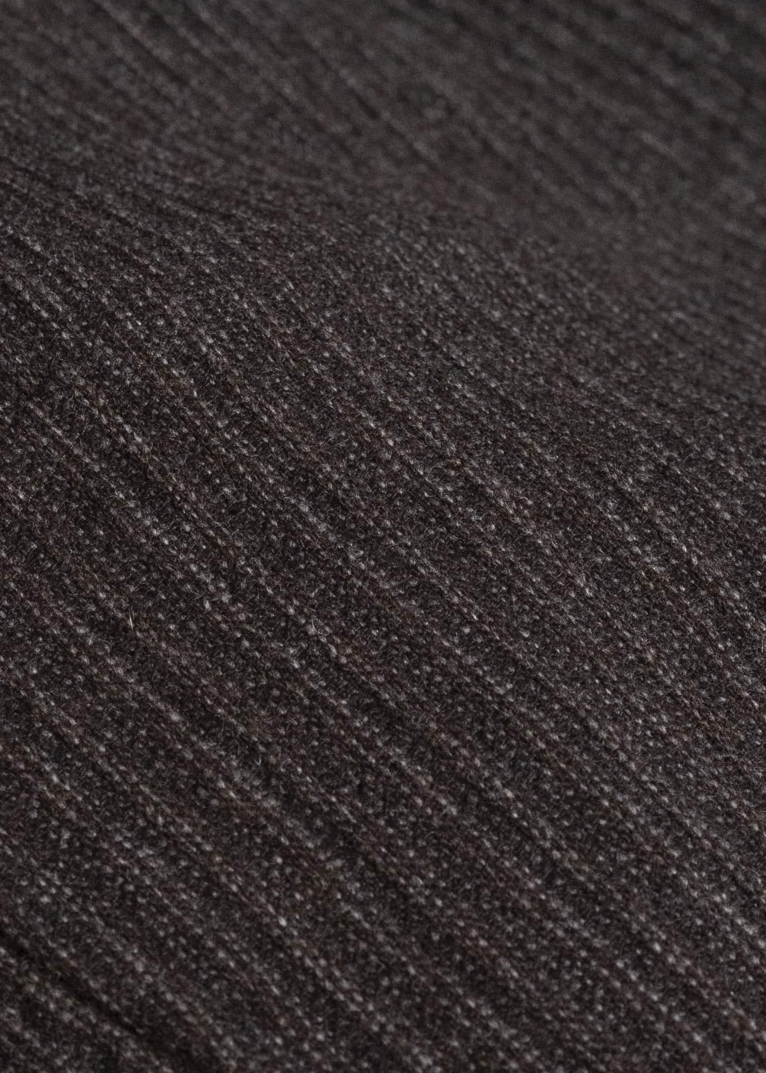 JAN-JAN VAN ESSCHE TROUSERS#94 TROUSERS WITH ELASTIC WAIST, PATCH POCKETS Yak Wo Linen Cotton | Brown Striped