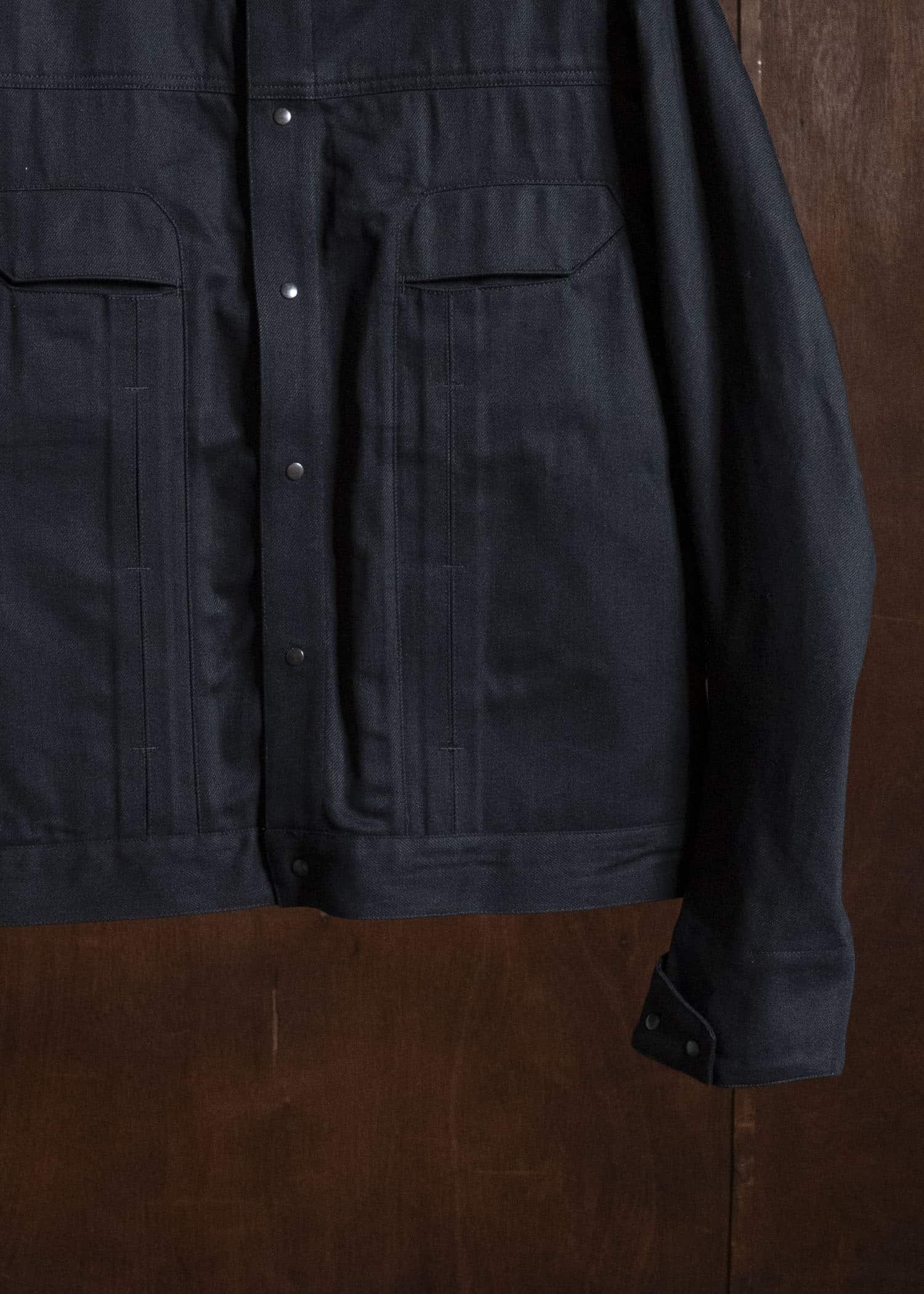OPPOSE DUALITY OD1001JKT-26AW 6 Pocket Panel Denim JKT Black