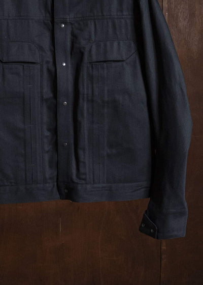 OPPOSE DUALITY OD1001JKT-26AW 6 Pocket Panel Denim JKT Black