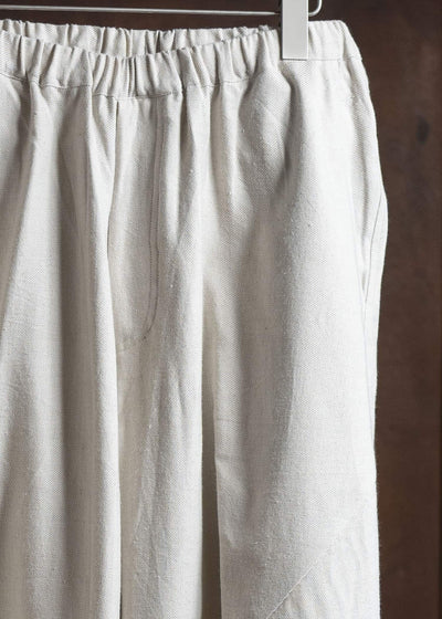 Jurgen Lehl Cardi Twill Knee-Opening Balloon Pants J0553FPM392 #5: Off-White