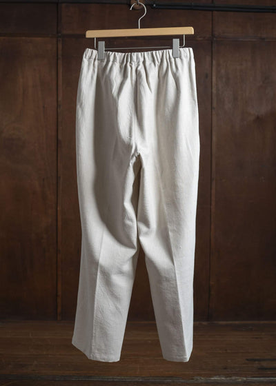 Jurgen Lehl Cardi Twill Knee-Opening Balloon Pants J0553FPM392 #5: Off-White