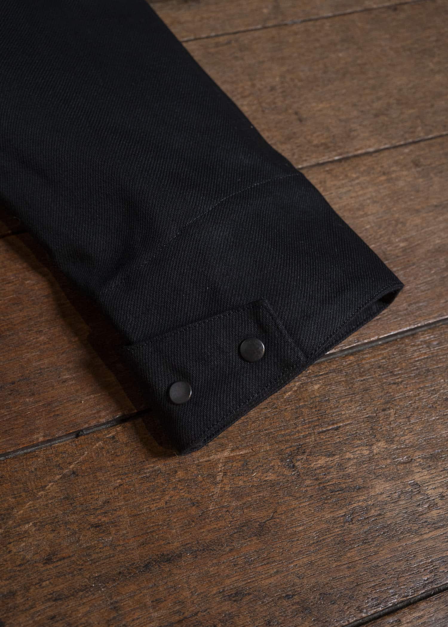 OPPOSE DUALITY OD1001JKT-26AW 6 Pocket Panel Denim JKT Black