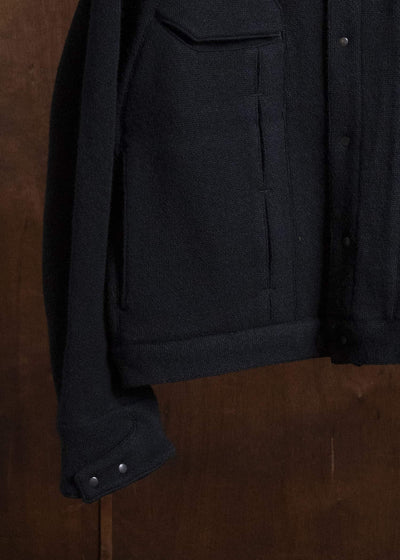 OPPOSE DUALITY OD1002JKT-26AW 6 Pocket Panel Knit JKT Black
