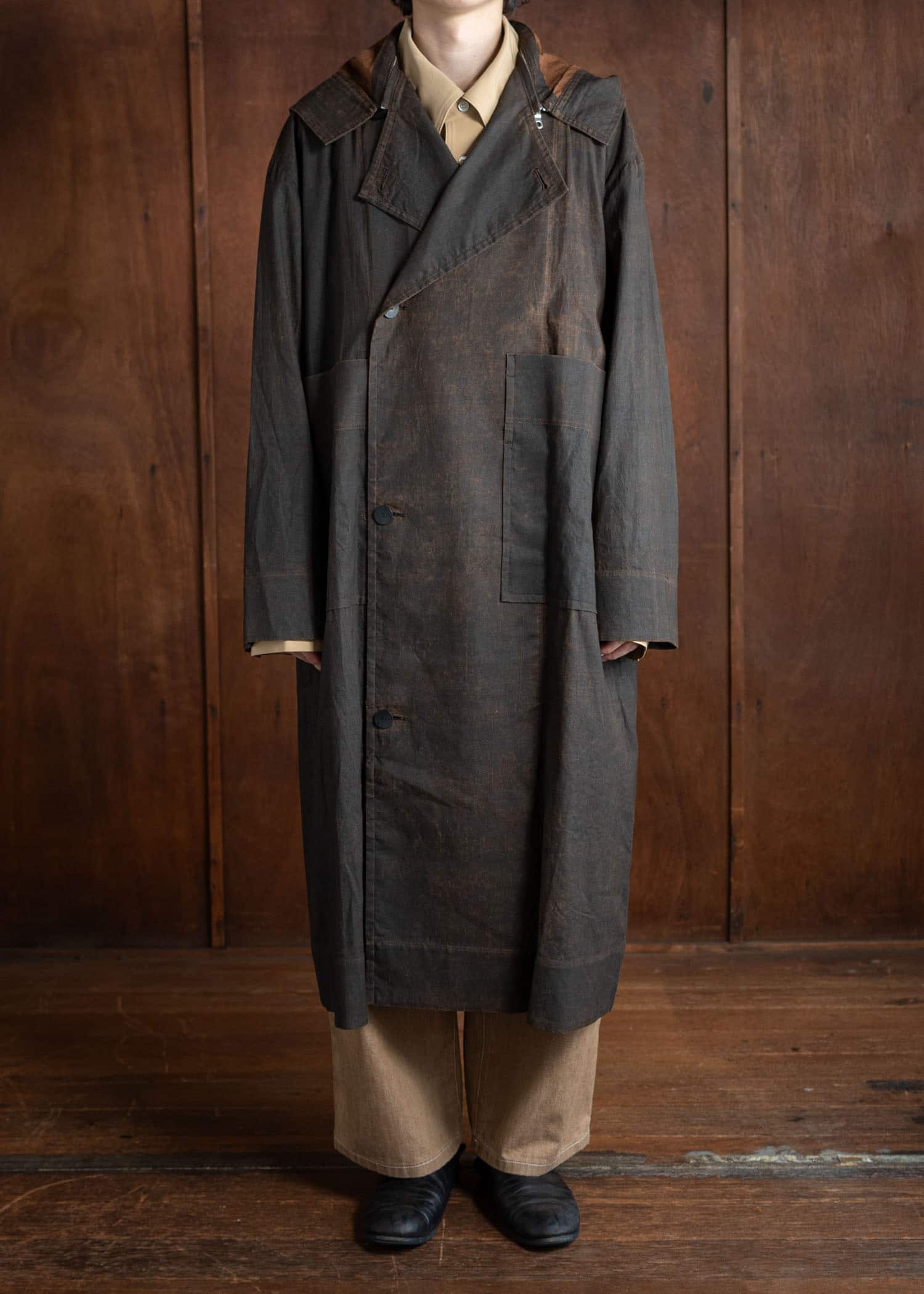 Edwina Horl Dorozome Hooded Coat