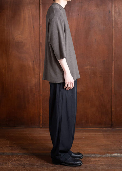 Jurgen Lehl Cotton Yak Pullover Knit Ink J0551KBM103