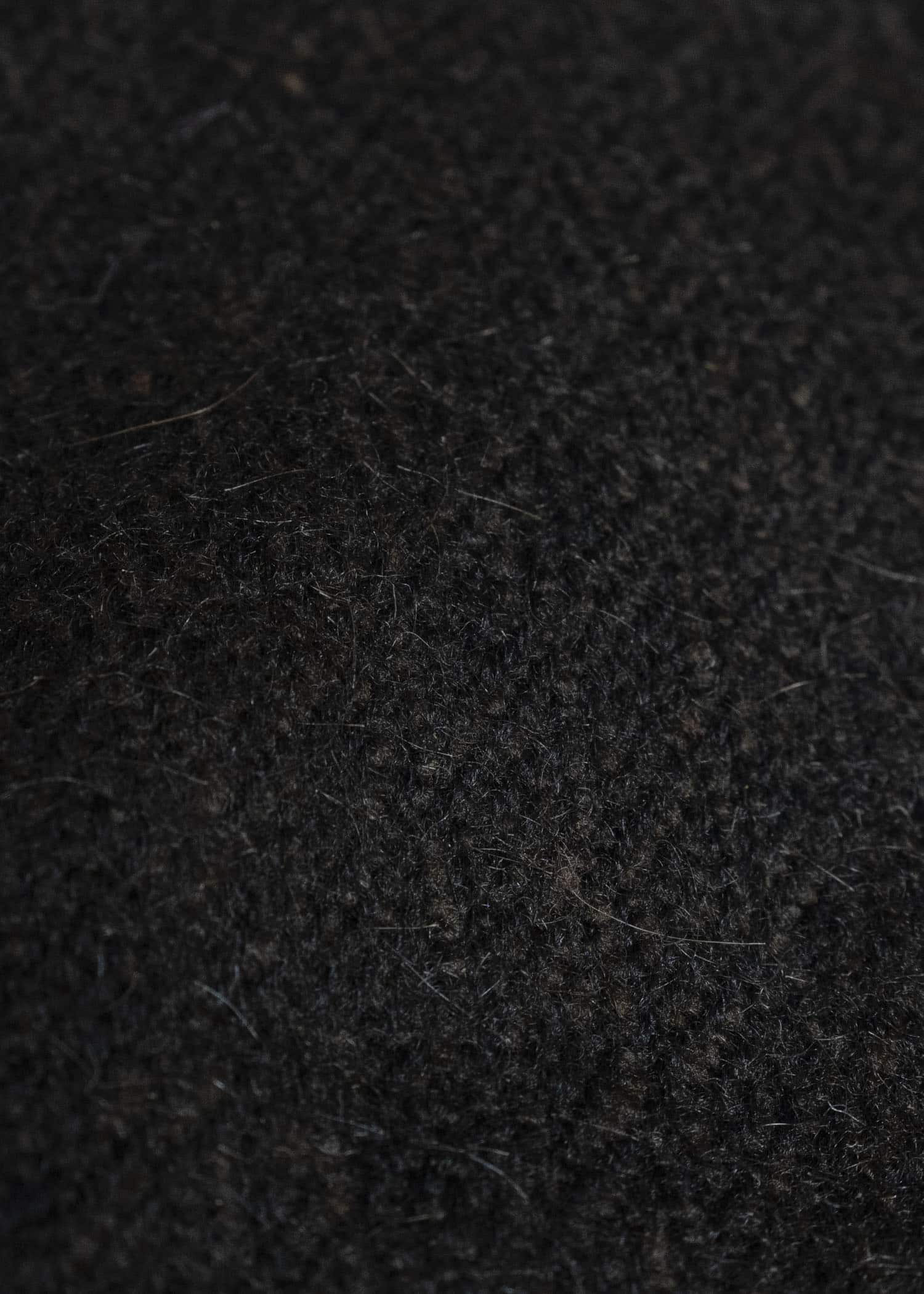 Gathering Textiles Farmer Coat Handwoven , Handfelted Yak And Sheep , Wool , Black Brown FAC01-WL-BB