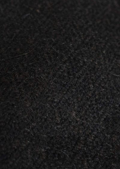 Gathering Textiles Farmer Coat Handwoven, Handfelted Yak And Sheep, Wool, Black Brown FAC01-WL-BB