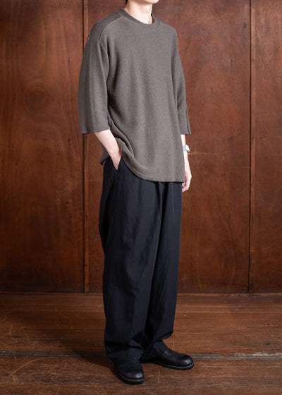 Jurgen Lehl Cotton Yak Pullover Knit Ink J0551KBM103