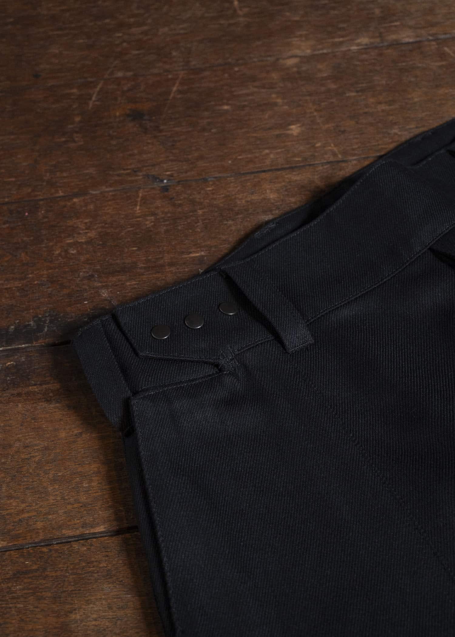 OPPOSE DUALITY OD3001TRS-26AW 8 Pocket Panel Wide Denim TRS Black