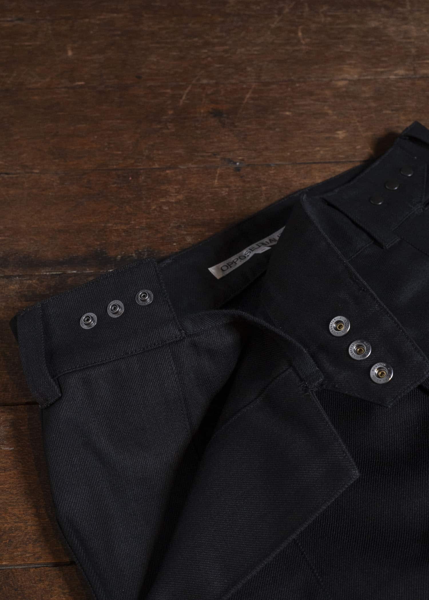 OPPOSE DUALITY OD3001TRS-26AW 8 Pocket Panel Wide Denim TRS Black