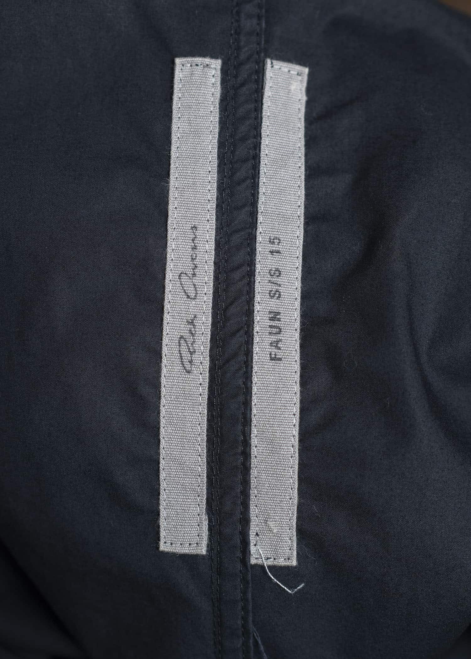 Rick Owens 15S/S FAUN HIGH NECK S/S SHIRT