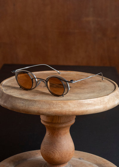 RIGARDS RG1943ZC ANTIQUE TITANIUM (FRAME) x BLACK (CLIP) x SALMON (LENS)