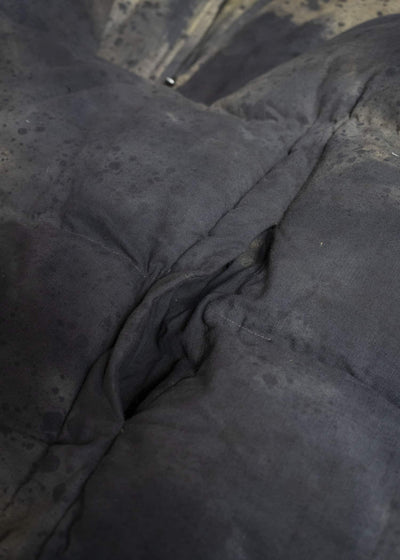 Gathering Textiles Fisherman Puffer Linen Ramie Plant Dyed Military Green FSP01-LR-KG