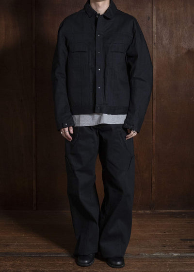 OPPOSE DUALITY OD3001TRS-26AW 8 Pocket Panel Wide Denim TRS Black