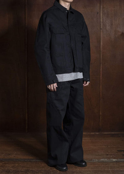 OPPOSE DUALITY OD3001TRS-26AW 8 Pocket Panel Wide Denim TRS Black