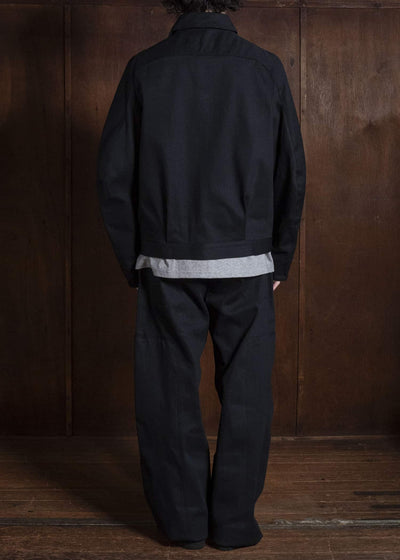 OPPOSE DUALITY OD1001JKT-26AW 6 Pocket Panel Denim JKT Black