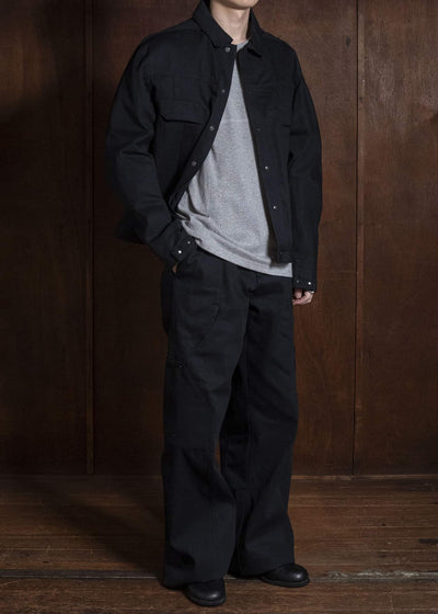 OPPOSE DUALITY OD3001TRS-26AW 8 Pocket Panel Wide Denim TRS Black